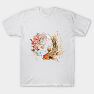 Japanese Koi Sakura T-Shirt